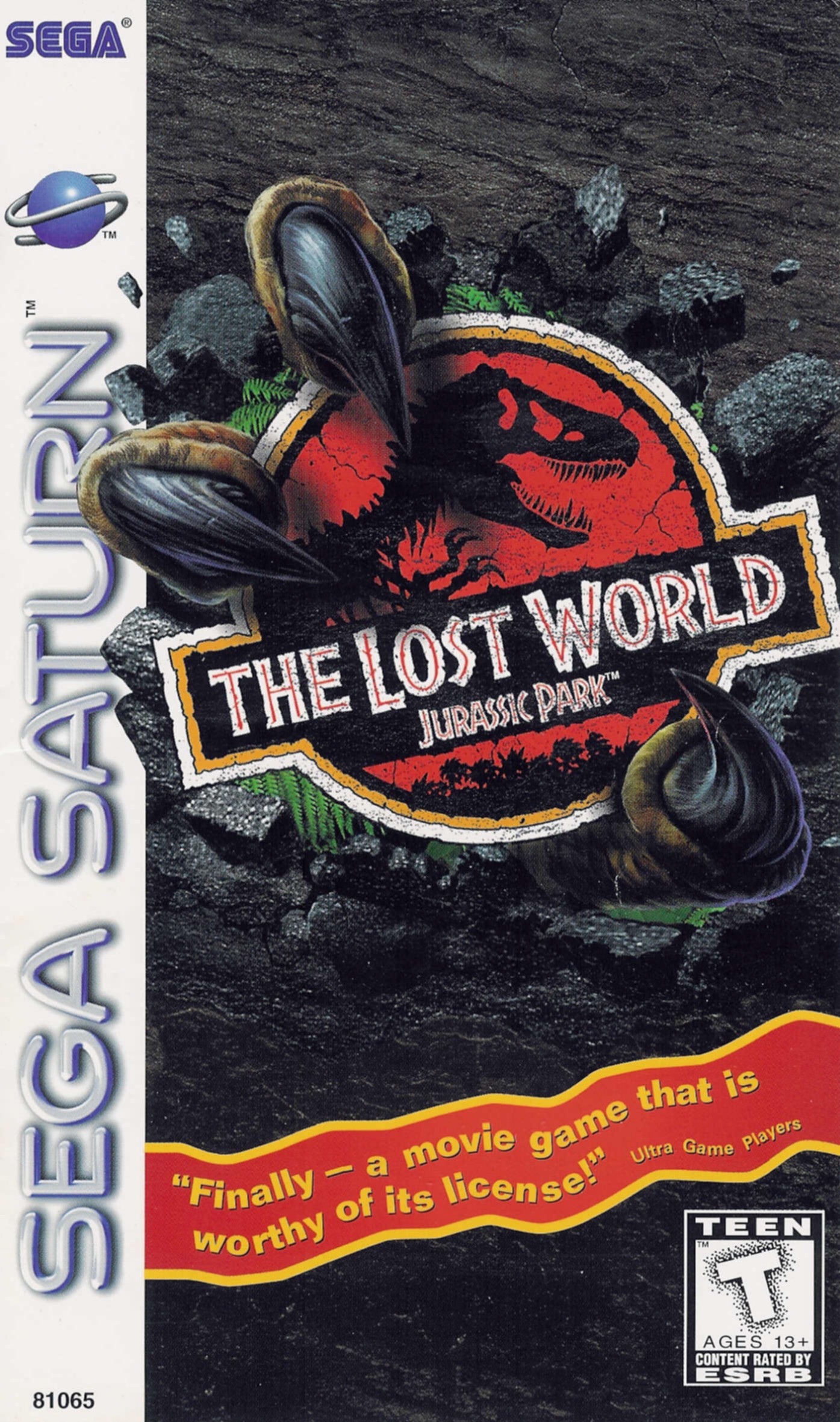 Sega Saturn T The Lost World Jurassic Park U Game Covers Box Scans Box Art CD Labels Cart Labels